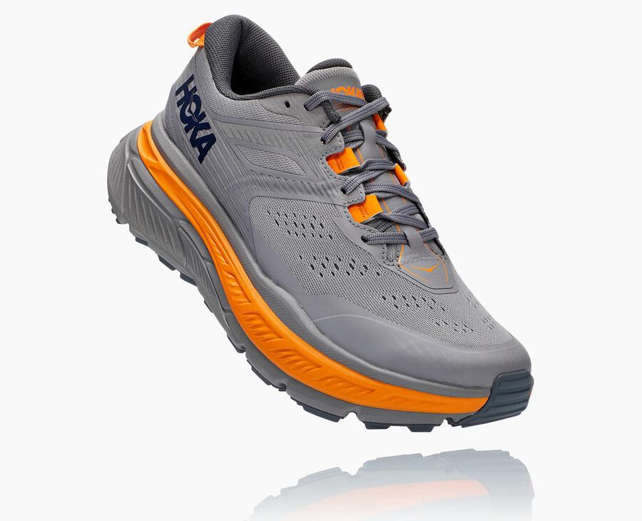 Zapatillas Trail Hoka One One Hombre - Stinson Atr 6 - Gris - YJS789546